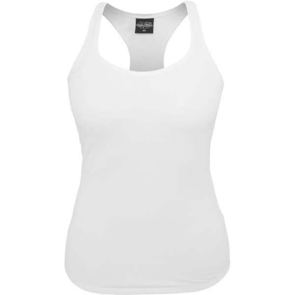 Tanktopp - Urban Classics - Dam - Vit - Slim - Stretch Fit - S