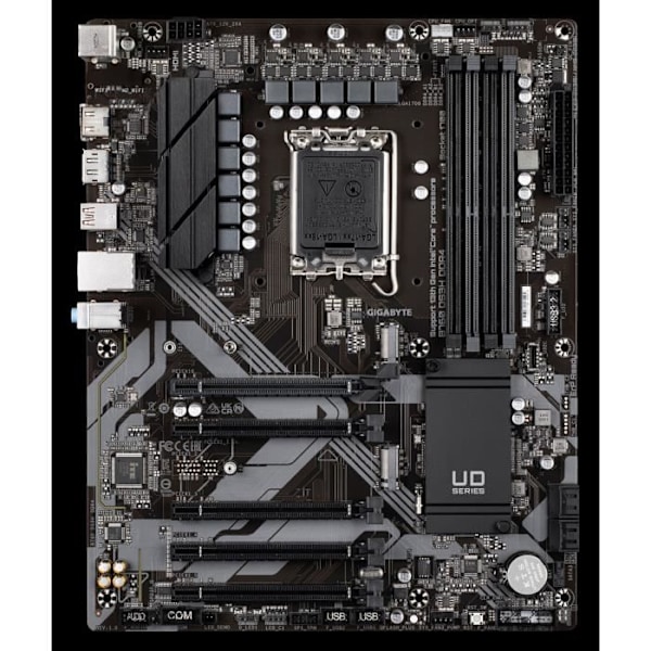 Moderkort - GIGABYTE TECHNOLOGY - B760 DS3H DDR4