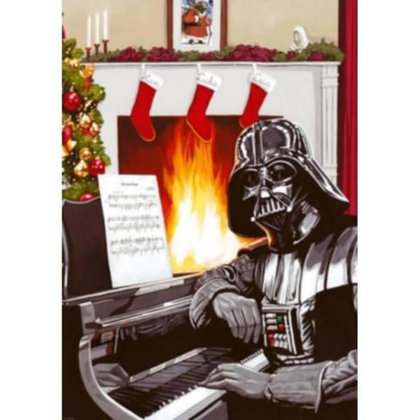 Pussel 1000 bitar: Jul med Darth Vader!