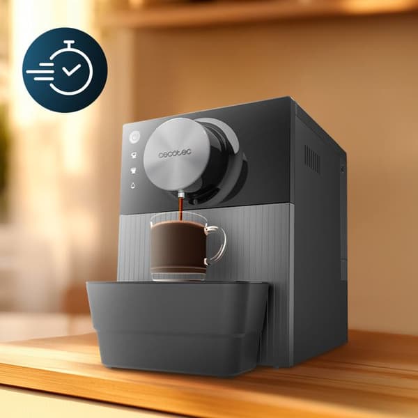 Cecotec Superautomatiska Kaffemaskin Compacta Cremmaet Cube Röd. 1350W, Professionell, Pressystem, Förinfusion