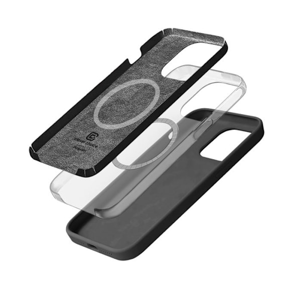 Telefonfodral - Crong - iPhone 15 Pro Max - Titan - Flexibelt - MagSafe Titan