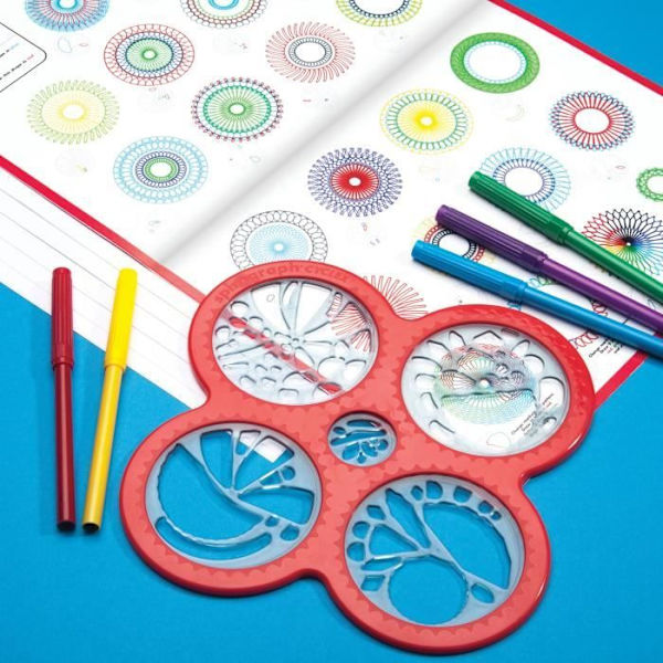 Cyclex box set - SPIROGRAPH - Skapa oändliga spiraler med roterande hjul! Flerfärgad