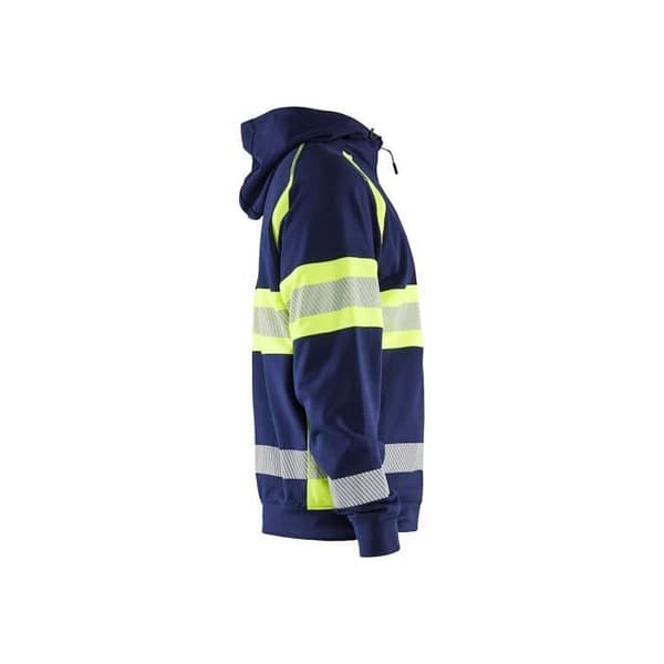 Huvtröja med hög synlighet Blaklader Marinblå/gul jag