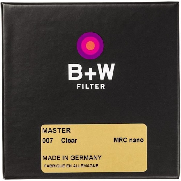 Filtrera BW Clear MRC Nano Master - 46 mm - Optiskt glas - Ultraviolet effekt - MRC Nano beläggning