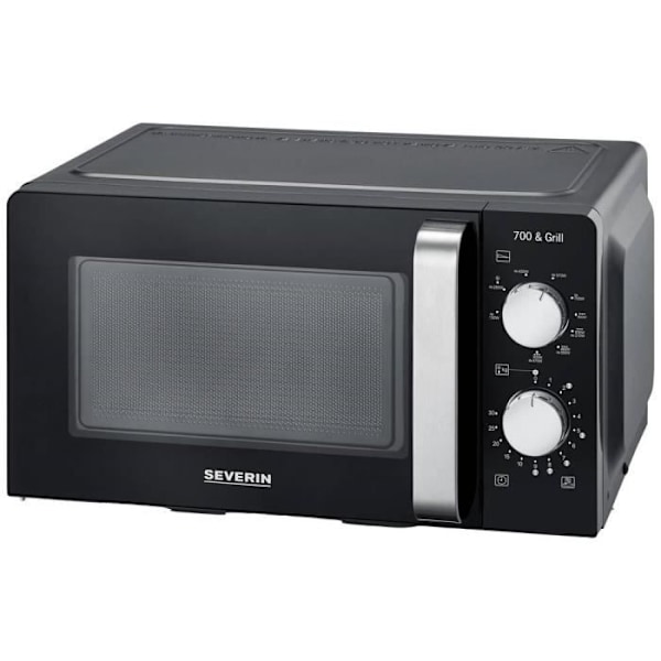 Severin 7781 Svart mikrovågsugn 700 W timerfunktion, grillfunktion