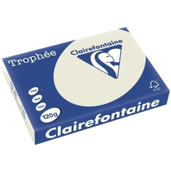 Ramette 250 Blad Papper 120g A4 210x297 mm Certifierad FSC GRÅ PERL