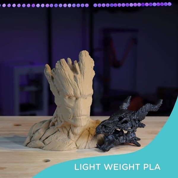 Filament 3D - POLYMAKER - PA08001 - PolyLite LW-PLA - 1,75 mm - 800 g - Svart