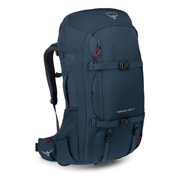 Ryggsäck - Osprey - Farpoint Trek 55 - Mörkblå - 55L - Ergonomisk och justerbar mörkblå