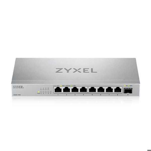 ZyXEL XMG-108 8 portar 2,5G + 1 Silver