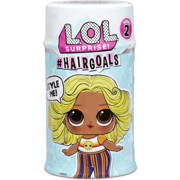 LOL. Surprise Hairgoals 2 - Minidockor med hår och accessoarer - 7,5cm