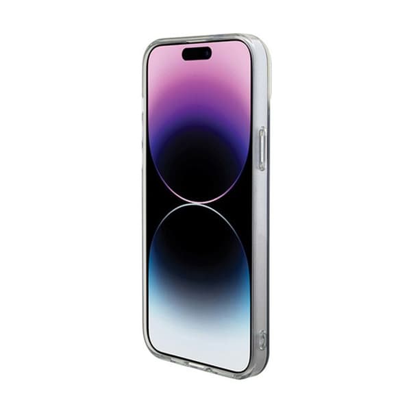 Mobilskal - Guess - IML Iridescent - iPhone 15 Max - MagSafe-kompatibel - Hård Iriserande