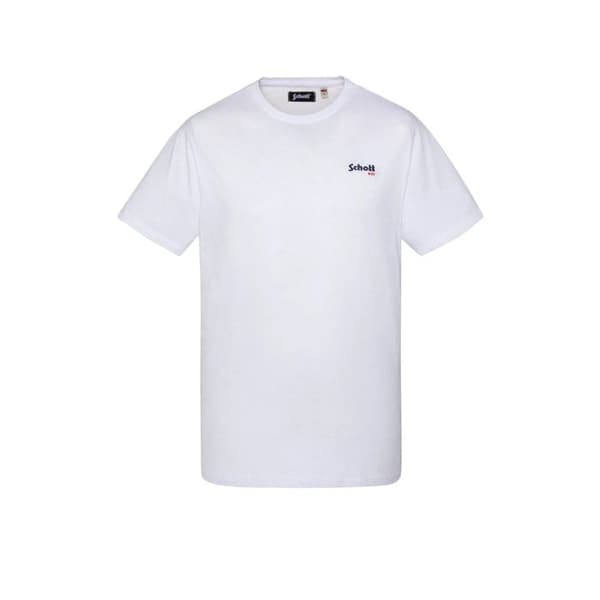T-shirt kortärmad - Schott - L Vit jag