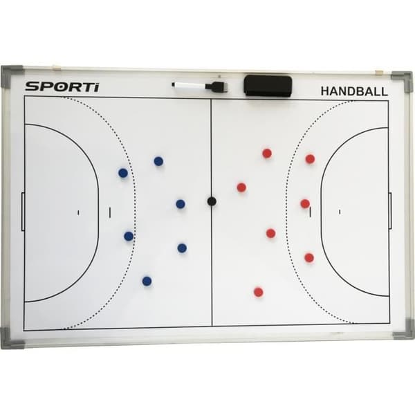Handboll liten dubbelsidig bräda 30x45cm - vit - TU Vit