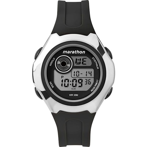 TIMEX - Damklocka - Quartz - Digital - Svart plastband - TW5M32600 Svart