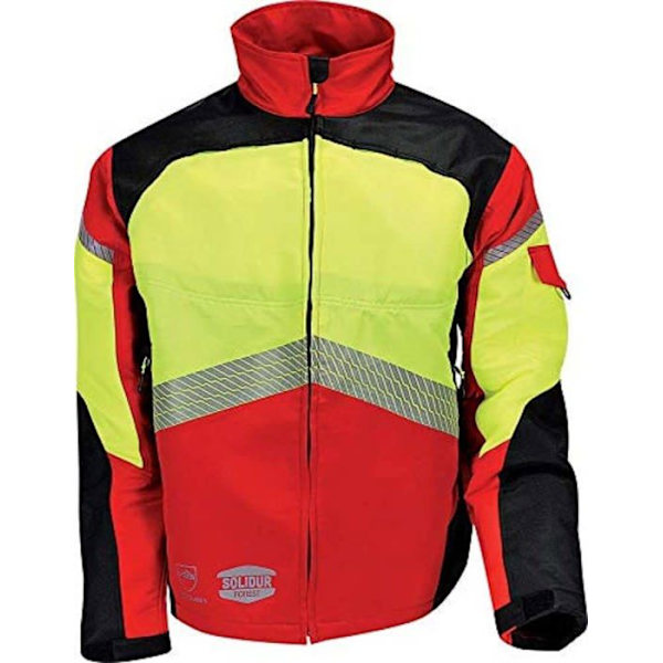 Solidur proffsjacka - AUVERE-2XL - Auvere unisexjacka (paket med 1) Röd XXL