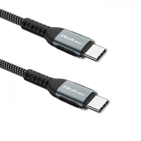 QOLTEC 52357 USB-KABEL 1 M USB 2.0 USB C SVART