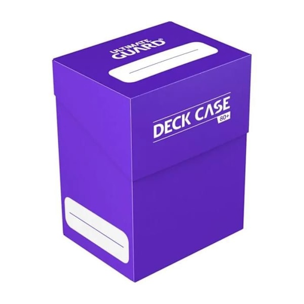 Kortlåda - Ultimate Guard - Deck Case Box 80+ - Lila - Optimalt skydd - Slitstarkt material Lila