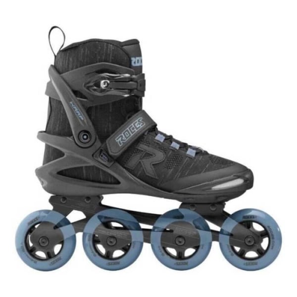 Roces Warp Thread Tif Rullskridskor - Unisex - Easy Entry Shoe - HQ polypropenskal - 84 mm Roces Wheels Svart blå 40