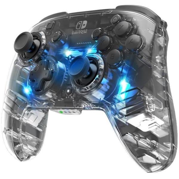 Manette utan tråd Switch Afterglow Prismatic-tillbehör-SWITCH Transparent