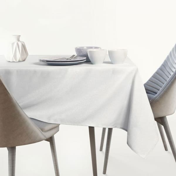Bordduk - Empire - Bländande vit - Blank finish - 100% polyester Vit