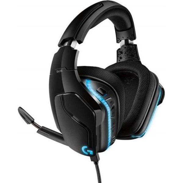 LOGITECH G635 LIGHTSYNC Gaming Headset med 7.1 Surround Sound