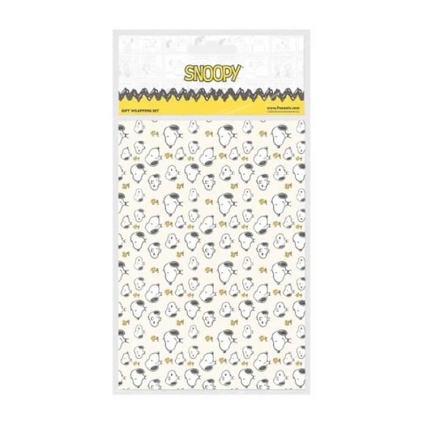 Presentpapper - Set med presentpapper Erik Peanuts, Snoopy (50x70cm)