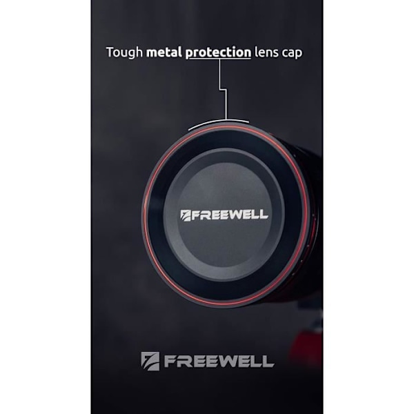 Freewell 77mm Filtret Stop Hard ND Variabel Standard Dag 2 till 5 Stopp