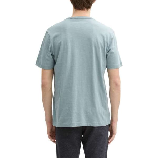 T-shirt i bomull med rund hals Grå två