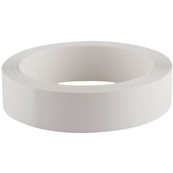 Vit limkant 23mm x 5m slät