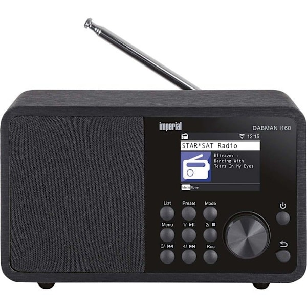Radio DAB+ - IMPERIAL - DABMAN i160 - 15W RMS - Alarm - USB Multimedi Svart