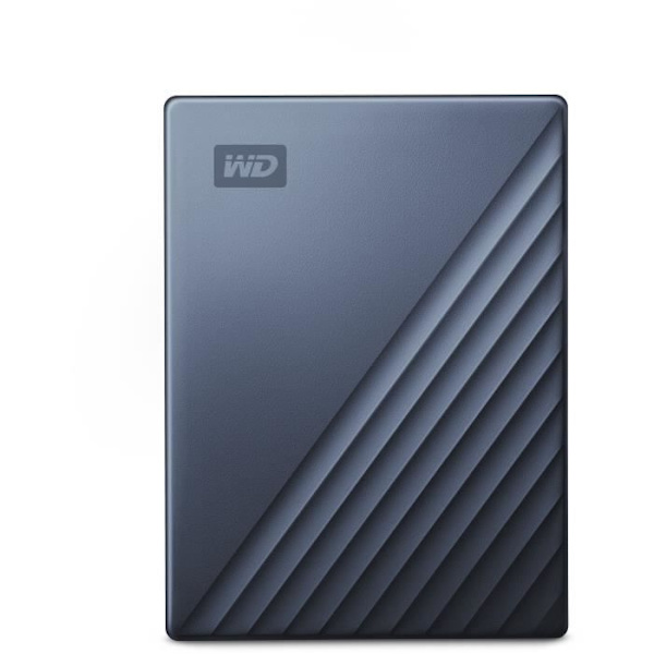 Bärbar extern hårddisk - WESTERN DIGITAL - My Passport Ultra - 2 TB - USB 3.0 - Blå