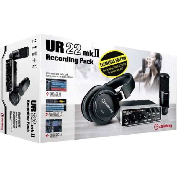 Steinberg UR22 MKII Recording Pack Elements Edition ljudgränssnitt