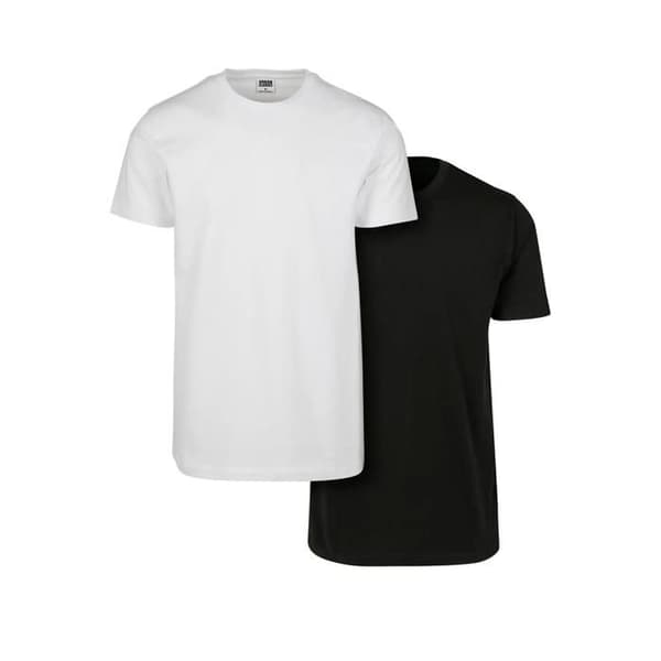 Urban Classic basic 2-pa T-shirt svart vit XL