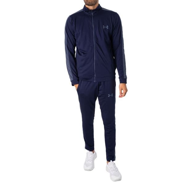 Träningsset - Under Armour - Stickad - Blå - Herr - Andningsbar Blå S