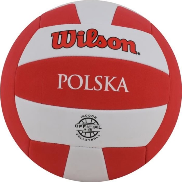 Wilson Super Soft Play Polska volleyboll WTH90118XBPO, unisex, vit, volleybollar Vit 5
