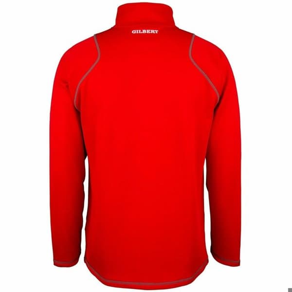 Väst 1/4 Zip Gilbert Röd S