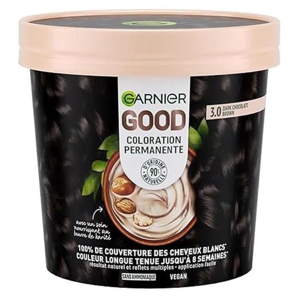 Permanent Färg Långvarig Good Garnier 3.0 brun