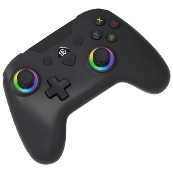 Trådlös handkontroll - SUBSONIC - Switch 2 / Switch - Programmerbara LED-ljus - Vibrationer - Gyroskop - Svart Svart