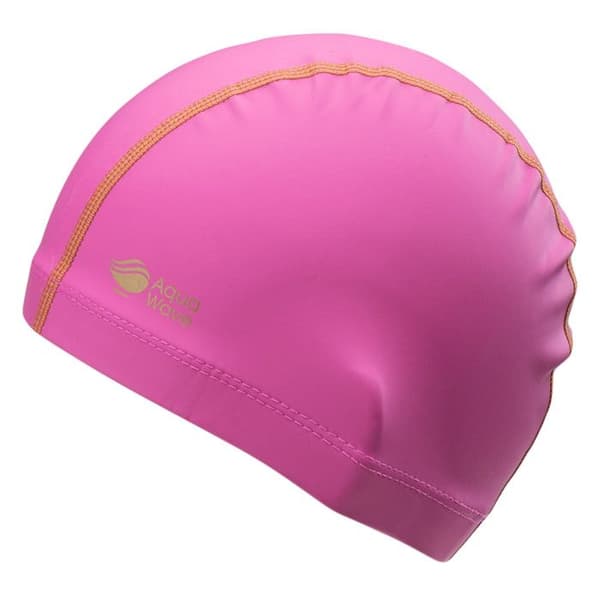 Badmössa i polyester Aquawave Soft rosaviolett/guld