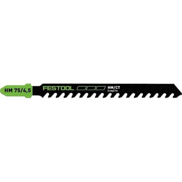 Sågblad för sticksåg - FESTOOL - HM 75/4,5 - Hårdmetall - Slipmaterial - Hög precision