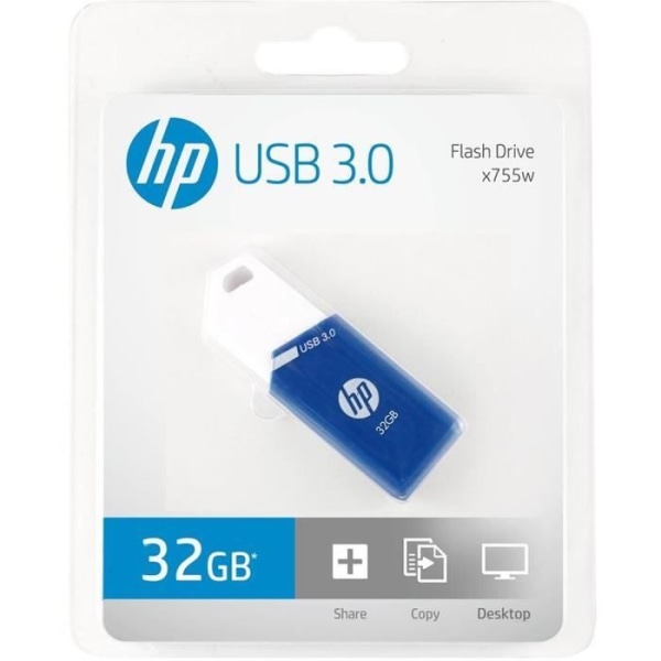 HP USB-stick 32 GB FDU, HPX755W, USB3.0