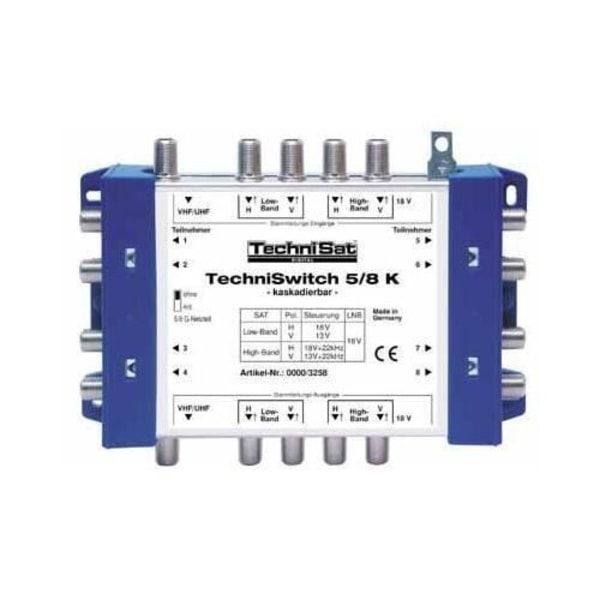 Generisk TechniSat TechniSwitch 5/8 K multi-switch kaskad - 4019588032583