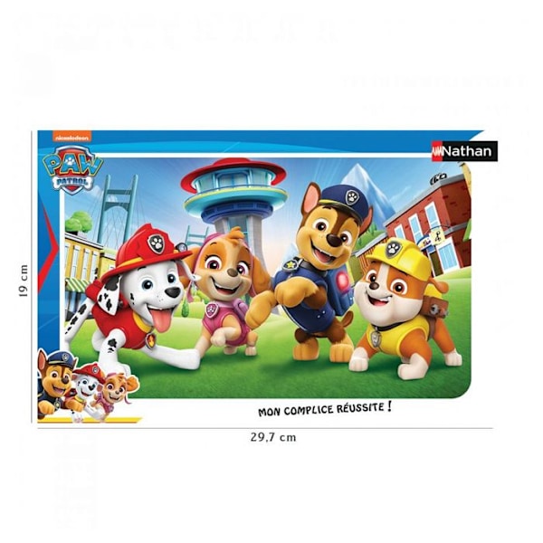 15 p rampussel - Paw Patrol Valpar - NATHAN - Tecknade serier och serier - Vit - Från 3 år Flerfärgad