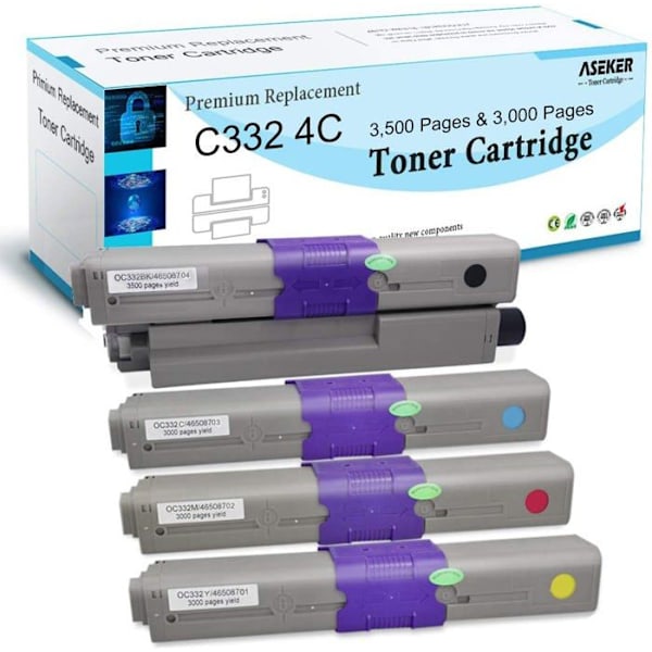 Toner - Aseker toneruppsamlare - C332-4C