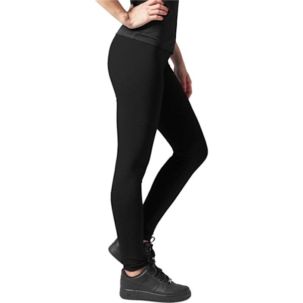 Legging damstorlekar - URBAN CLASSICS - Jersey - Svart - Tight - Bekväm svart XXXXL