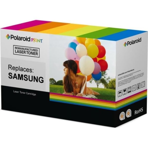 Polaroid - Svart - Kompatibel - Wiederaufbereitet - Tonerpatroner (Alternativ till: Samsung MLT-D203E-ELS) - för Samsung ProXpress S