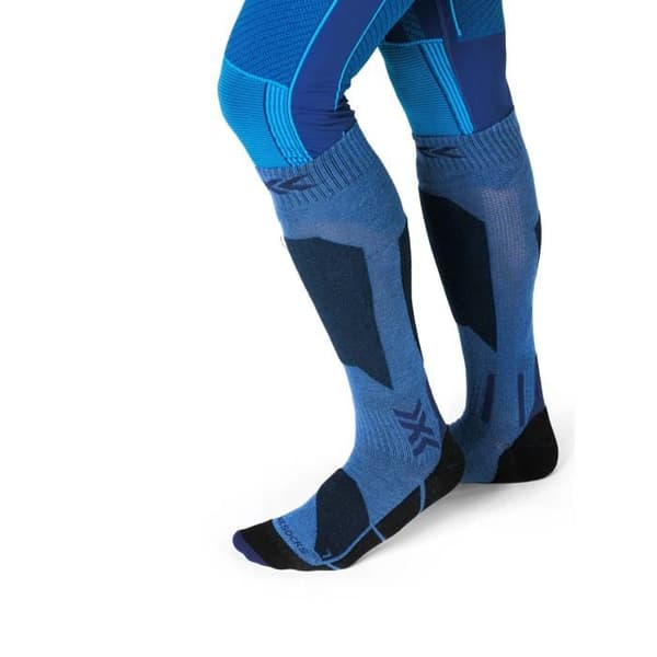 Strumpor X-Socks Discover blå blomma/marin 42/44