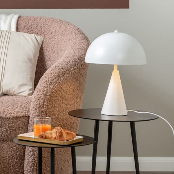 Bordslampa - LEITMOTIV - Sublime - Metall - Vit - 1x E14 40W Vit