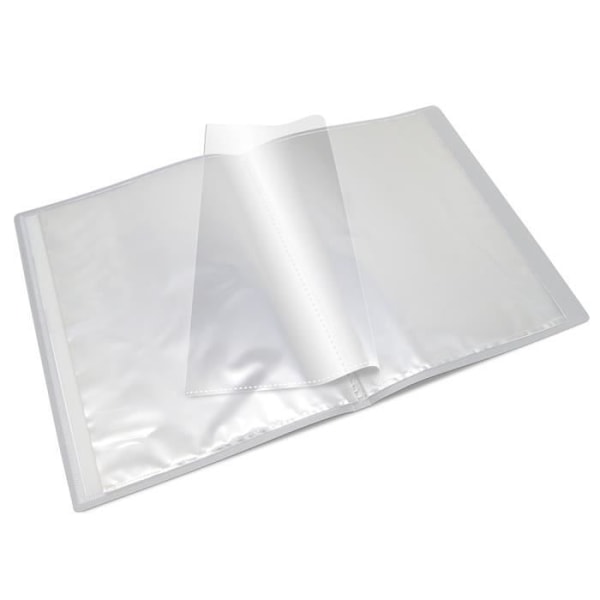 Anpassningsbar A4-vyhållare - WAYTEX - 931442 - 60 visningar - Transparent polypro-fodral Transparent