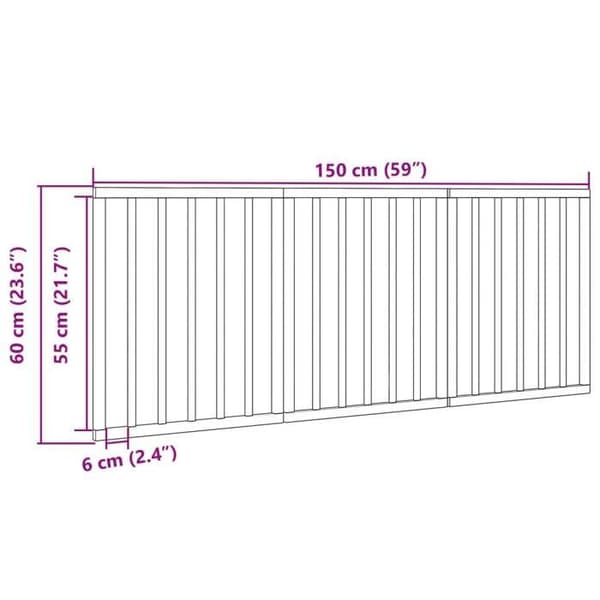 vidaXL Hundgrind hopfällbar 3 paneler 150 cm poppelträ 352196